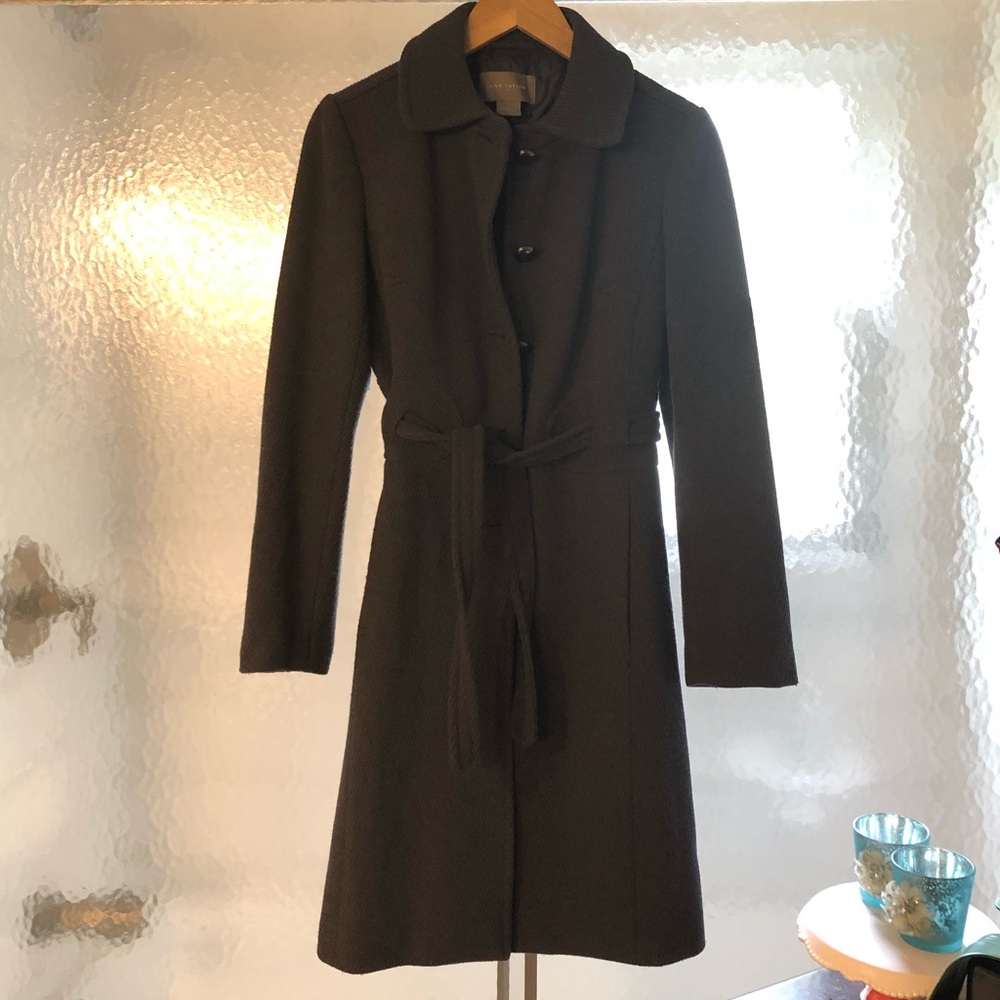 Ann Taylor Wool Trench Coat
